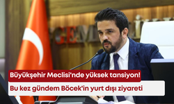 Böcek'in yurtdışı seyahati Büyükşehir Meclisi'ni gerdi