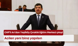 Milletvekili Arı’dan Yeşilköy Çıraklık Eğitim Merkezi çıkışı! Acilen yenisi yapılsın