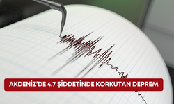 Akdeniz’de 4.7 şiddetinde korkutan deprem