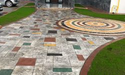 DESENLİ BASKI BETON KALDIRIM YAPILMASI İŞİ