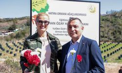 Manavgat'ta İlhan Özay Hatıra Ormanı açıldı