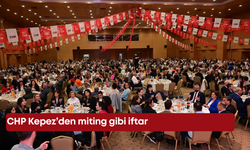 CHP Kepez’den miting gibi iftar