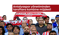 Antalyaspor yönetiminden taraftara kombine müjdesi!