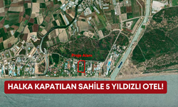 Halka kapatılan sahile 5 yıldızlı otel!