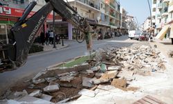 Manavgat’ın en eski caddelerinde hummalı çalışma