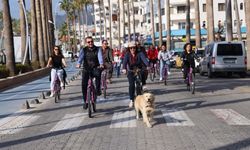 Marmaris'te pedallar 8 Mart için çevrildi