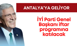 Müsavat Dervişoğlu, Antalya’ya geliyor