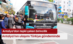 Antalya’dan tepki çeken birincilik! Antalya’nın ulaşımı Türkiye gündeminde