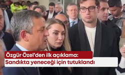 Özgür Özel’den ilk açıklama: Sandıkta yeneceği için tutuklandı