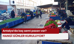 Antalya’da kaç semt pazarı var, hangi günler kuruluyor?