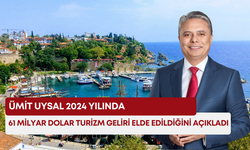 Ümit Uysal 2024 yılında 61 milyar dolar turizm geliri elde edildiğini açıkladı