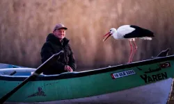 Yaren leylek ve Adem amcayı görmek için akın ettiler