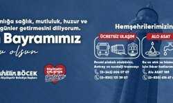 ANTALYA BÜYÜKŞEHİR BELEDİYESİ RAMAZAN BAYRAMI İLANI