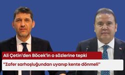 Ali Çetin’den Böcek’in o sözlerine tepki: “Zafer sarhoşluğundan uyanıp kente dönmeli”