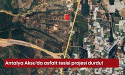 Antalya Aksu’da asfalt tesisi projesi durdu!