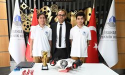 Ali Bahar Antalya OSB Teknik Koleji'nin genç mucitlerinden büyük başarı
