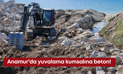 Anamur’da yuvalama kumsalına beton!