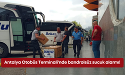 Antalya Otobüs Terminali'nde bandrolsüz sucuk alarmı!
