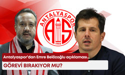 Antalyaspor’dan Emre Belözoğlu açıklaması… Görevi bırakıyor mu?