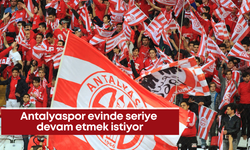 Antalyaspor evinde seriye devam etmek istiyor