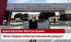 Aykut Kaya'dan Silivri'ye ziyaret: "Ekrem Başkan milleti için hücresinde çalışıyor"