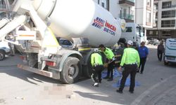 Konya'da yaşlı adam beton mikserin altında kaldı