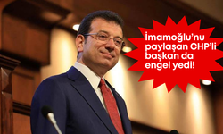 İmamoğlu’nu paylaşan CHP’li başkan da engel yedi