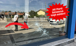 AK Parti binasına taşlı saldırı!
