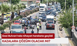 Gazi Bulvarı’nda nihayet harekete geçildi: Kazalara çözüm olacak mı?