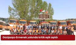 Gazipaşa-Ermenek yolunda kritik eşik aşıldı