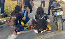 Gazipaşa’da trafik kazası: Motosiklet sürücüsü yaralandı