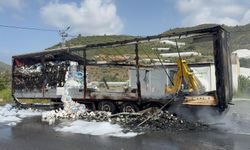 Gazipaşa'da facianın eşiğinden dönüldü: Alev alev yandı