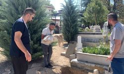 5 ay önce ölen bebek toprağa verildi