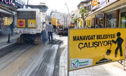 Manavgat Fevzipaşa caddesi yenileniyor