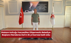 Makam koltuğu haczedilen Döşemealtı Belediye Başkanı Menderes Dal’ın ilk yıl karnesi belli oldu