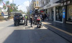 Antalya'da polisleri görünce hem motosikleti ve arkadaşını bırakıp kaçtı