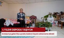 Antalya’ya gelen Rus uyruklu kadının hayatı cehenneme döndü! 4 yıldır depoda yaşıyor