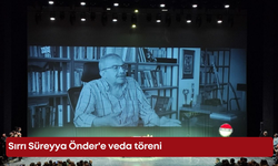 Sırrı Süreyya Önder'e veda töreni