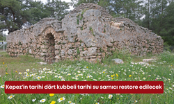 Kepez'in tarihi dört kubbeli tarihi su sarnıcı restore edilecek