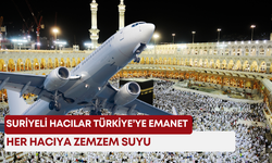 Suriyeli hacılar Türkiye’ye emanet: Her hacıya zemzem suyu