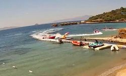 Bodrum'da deniz yatağı sürat teknesine çarptı!