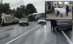 Konya'da yağmur ve hız felaket getirdi: İki ayrı kazada 5 yaralı!