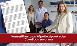 Kanserli hastaları köpekle ziyaret eden Çokal'dan savunma