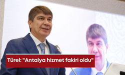 Menderes Türel: "Antalya hizmet fakiri oldu"