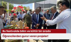 Bu festivalde bilim ve kültür bir arada: Öğrencilerden gurur veren projeler!