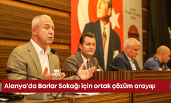 Alanya'da Barlar Sokağı için ortak çözüm arayışı