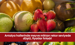 Antalya hallerinde meyve miktarı rekor seviyede düştü, fiyatlar fırladı!