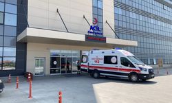 Kurban derisini yüzerken üzerine kepçeyle hayvan devrildi