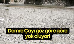 Demre Çayı göz göre göre yok oluyor!