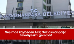 Seçimde kaybeden AKP, Gaziosmanpaşa Belediyesi'ni geri aldı!